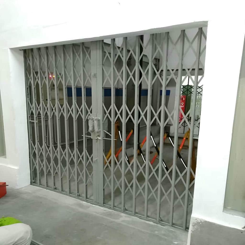 حفاظ آکاردئونی مسکونی با اجزای حفاظتی با کیفیت
