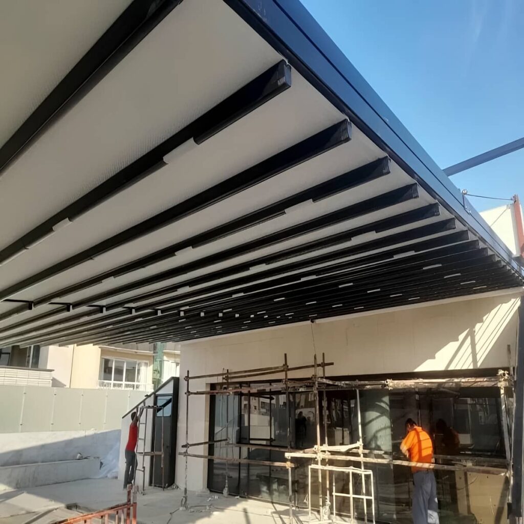 سایبان اتوماتیک مدل تاشو سایبان اتوماتیک مدل تاشو