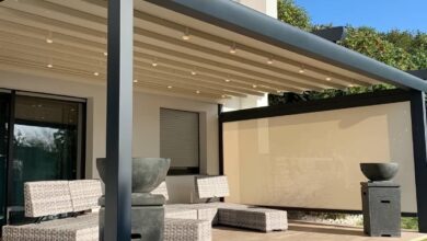 سایبان پارکینگ برقی فضای باز
