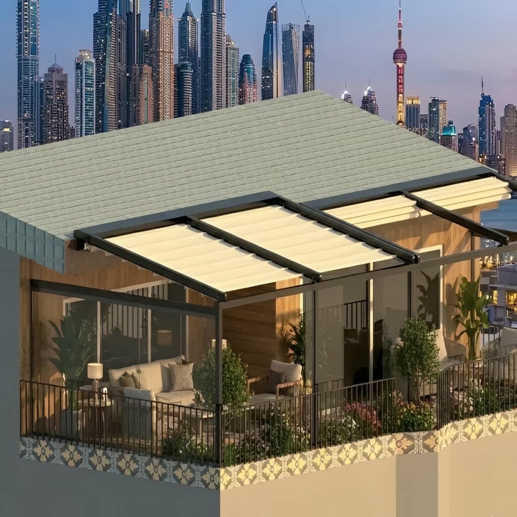 چادر برقی رنگ هماهنگ نما