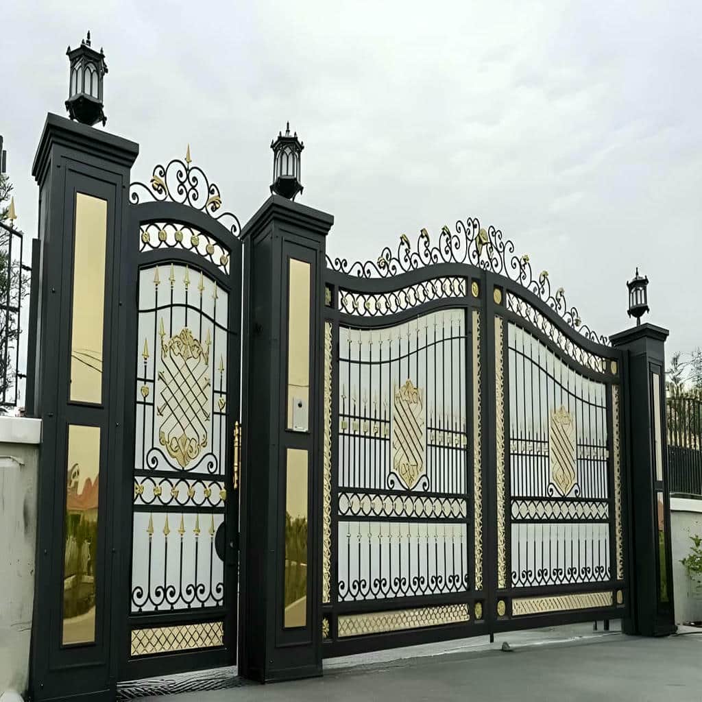 درب ویلایی پارکینگ فرفورژه کلاسیک