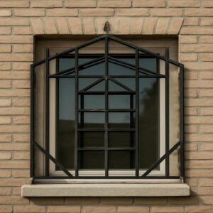 حفاظ پنجره مدرن نمای ساختمان