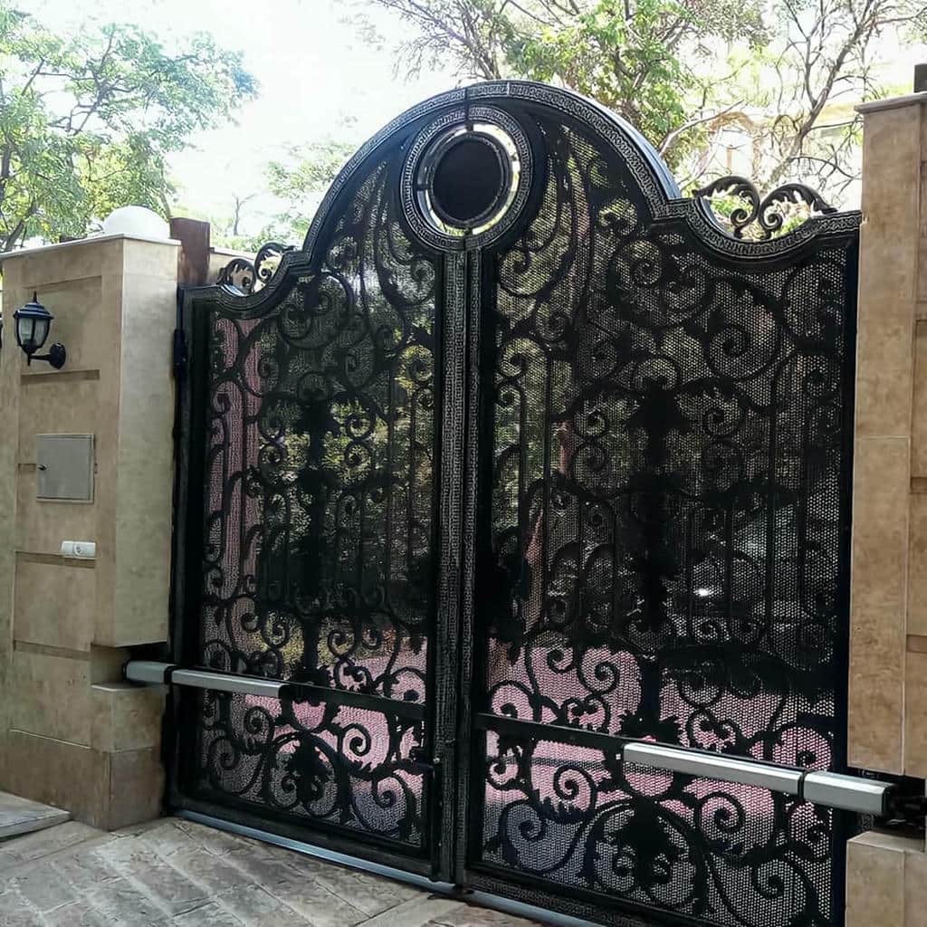 جک درب پارکینگ استان ایلام با مدل بازویی