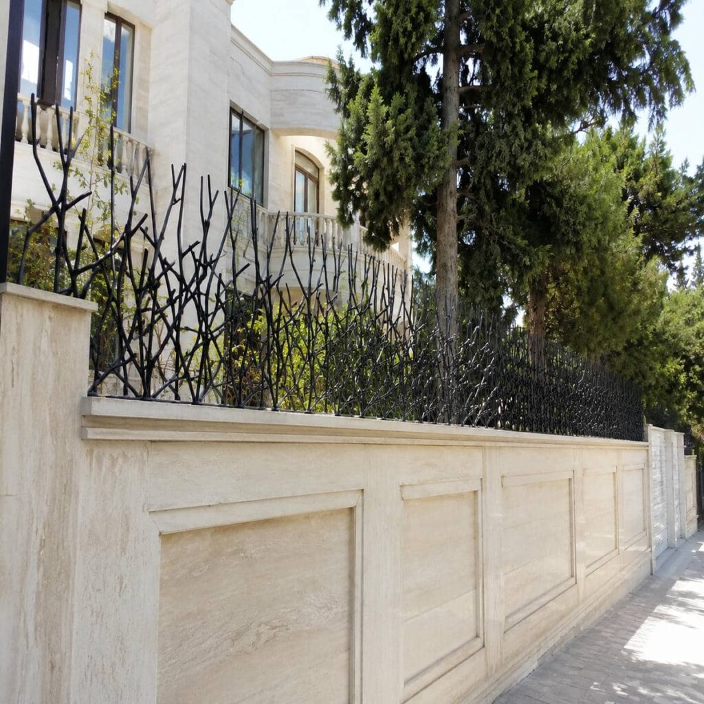 حفاظ آهنی دیوار ویلایی استان خراسان شمالی