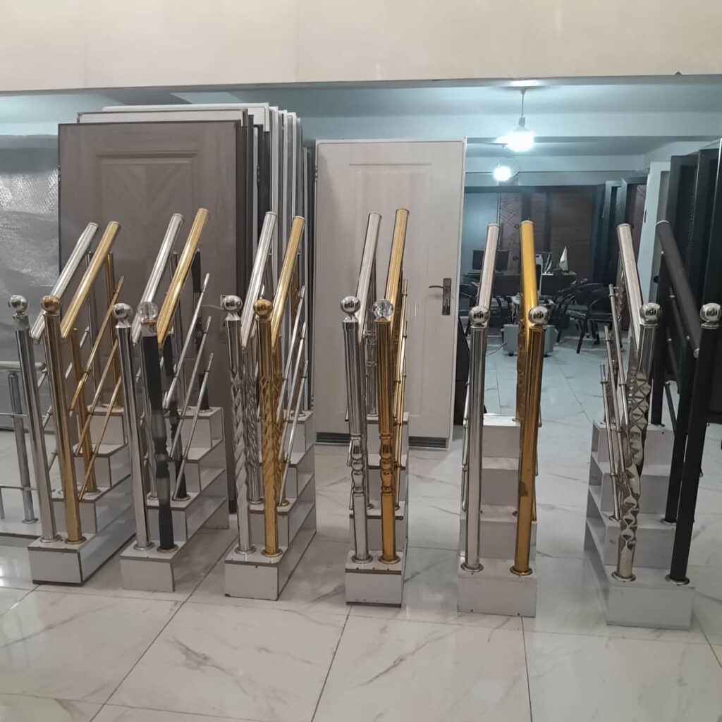 حفاظ راه پله استیل داخلی