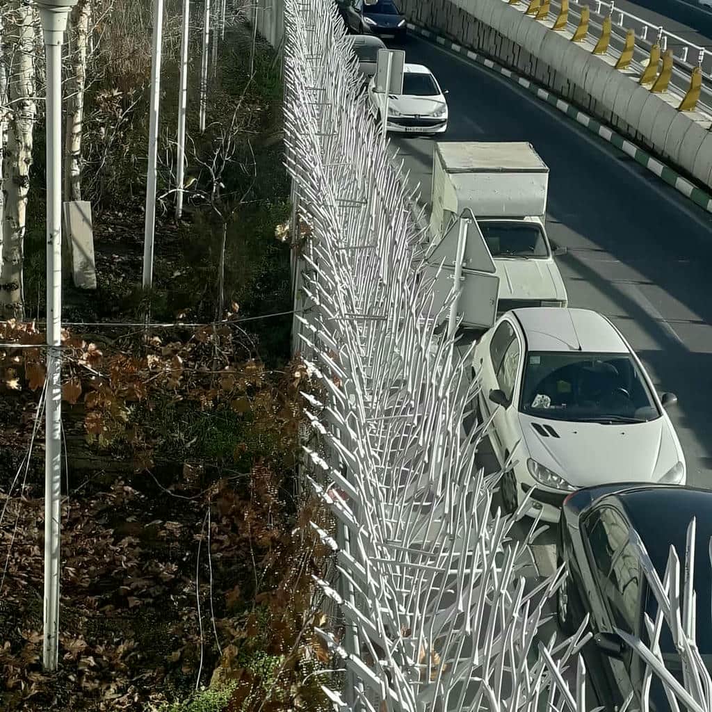 حفاظ شاخ گوزنی روی دیوار