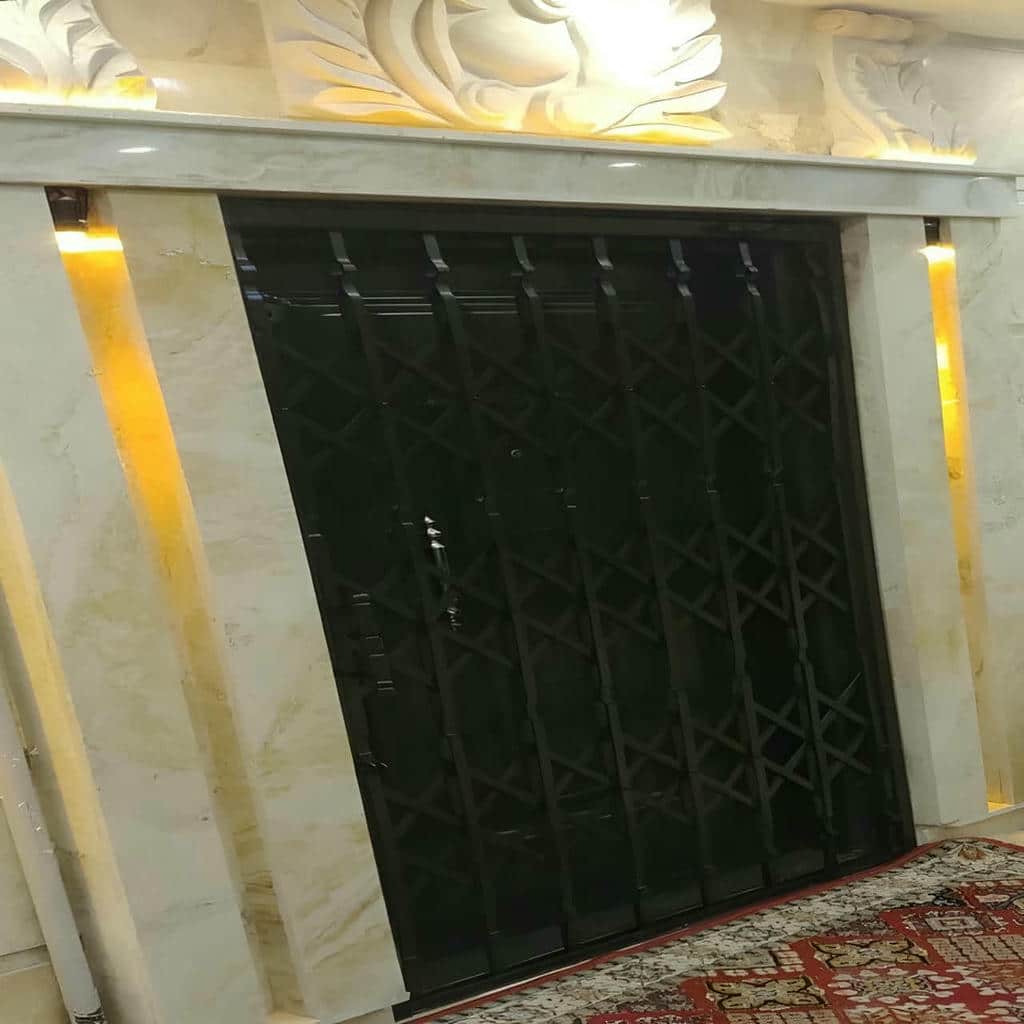 درب آکاردئونی مشهد با پوشش رنگی مقاوم