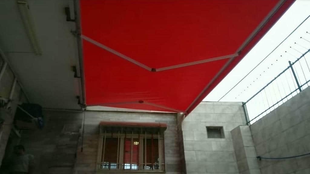 سازه متحرک آلومینیومی فضای باز