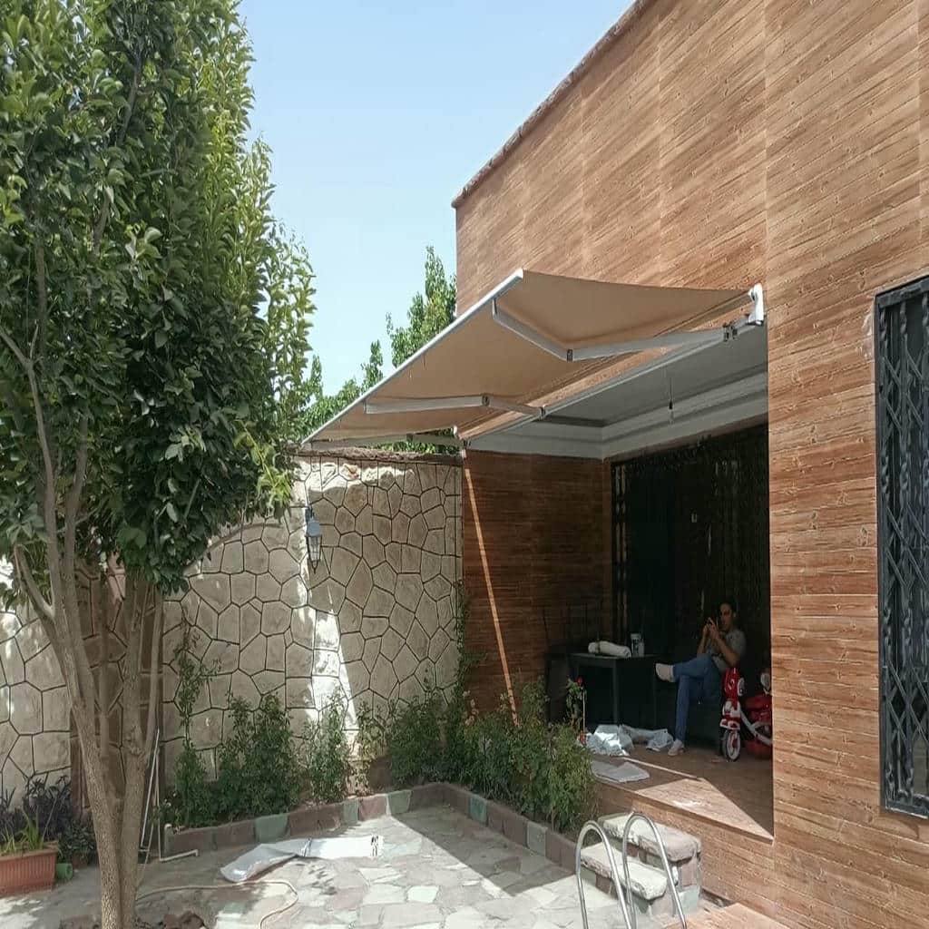 سایبان برقی اتوماتیک با کنترل ریموت