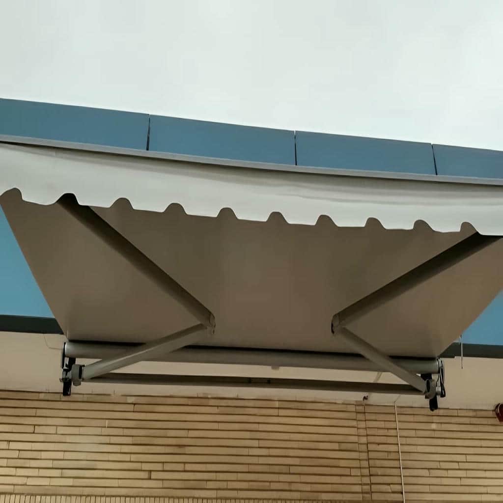 سایبان برقی در استان البرز سازه متحرک ورودی