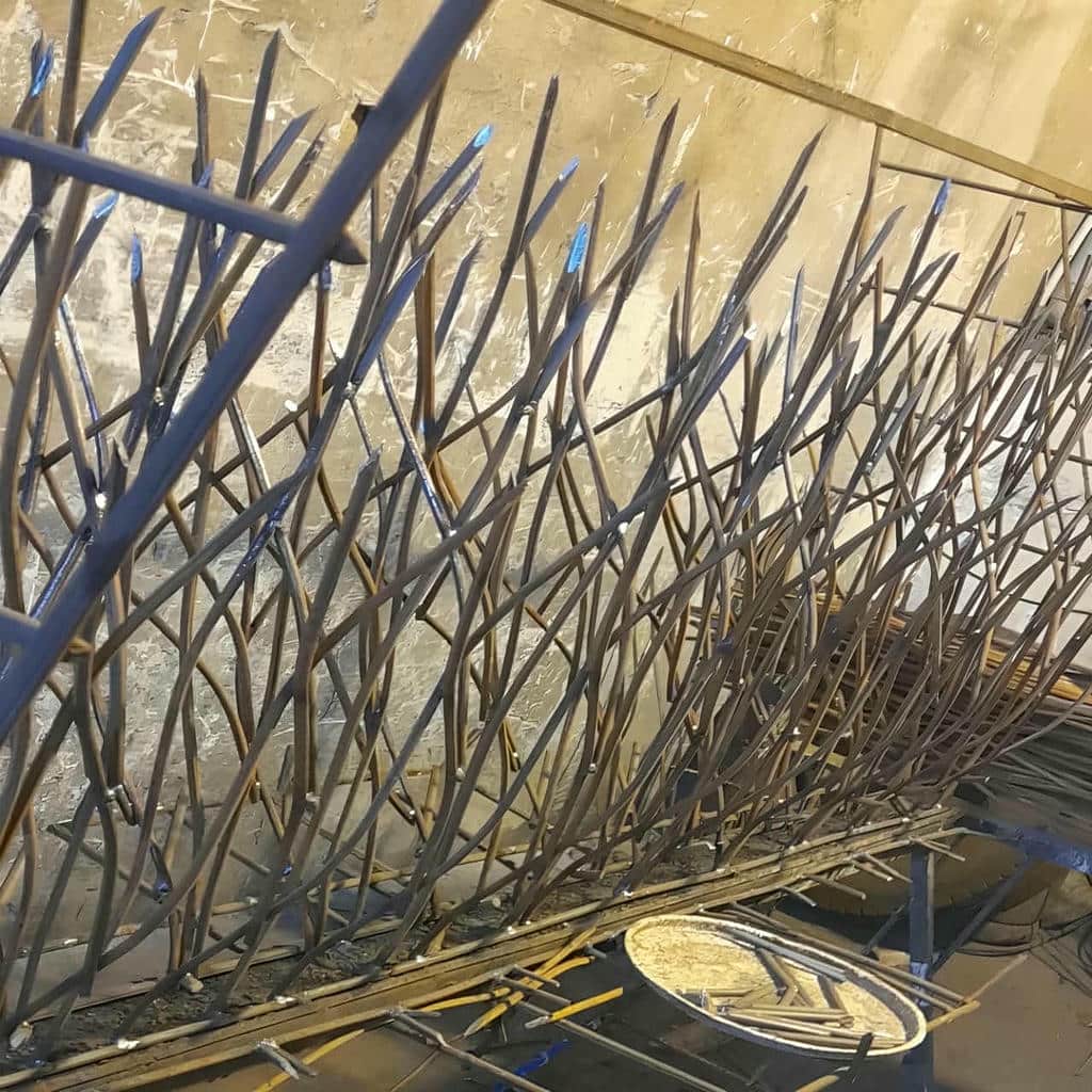 نرده حفاظ دیوار همدان پوشش رنگ