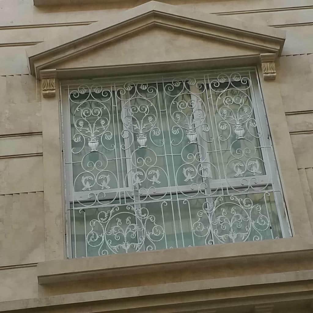 نرده پنجره گرگان مدل فلزی مدرن