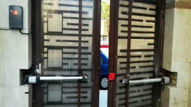 جک درب پارکینگ استان اردبیل مدل بازویی ورودی ساختمان