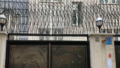 حفاظ دیوار استان همدان مدل شاخ گوزنی فلزی