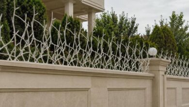 حفاظ دیوار استان کرمانشاه مدل شاخ گوزنی فلزی