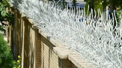 حفاظ دیوار فلزی شاخ گوزنی استان خراسان شمالی