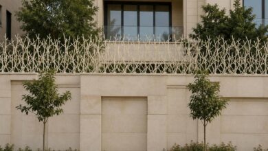 حفاظ دیوار یزد مدل شاخ گوزنی فلزی