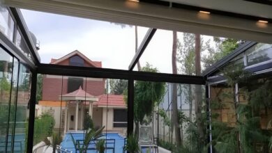 سایبان برقی استان اصفهان مدل بازویی