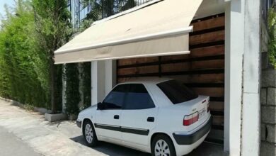 سایبان برقی بازویی اراک