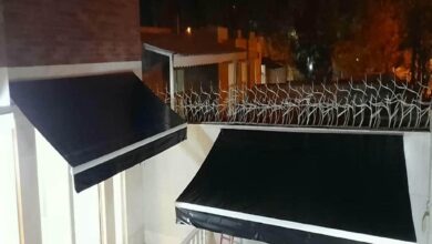 سایبان برقی نمای بازویی استان بوشهر