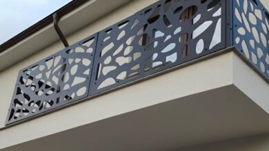 نرده بالکن استان آذربایجان شرقی مدل فلزی