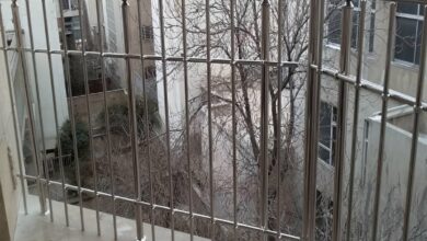 نرده بالکن فلزی زاهدان با طراحی ساده