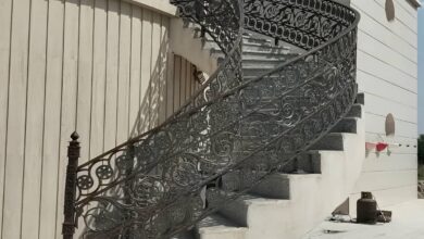 نرده راه پله فلزی استان کهگیلویه و بویراحمد
